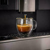 8oz Double Wall Coffee Mug Glasses - With Handle